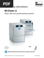 Meiko K-Series Dishwasher Manual | PDF | Dishwasher | Duct (Flow)