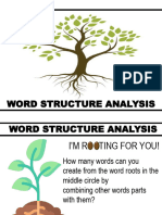 L2 Word Structure Analysis