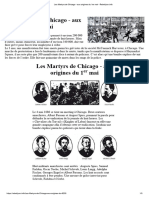 Les Martyrs de Chicago - Aux Origines Du 1er Mai - Rebellyon - Info