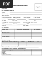 Planworth Application Form 2022