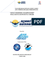 Ketentuan Lomba Speed Swimmer Piala Ketua Koni Cimahi 2024