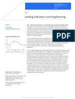 Manufacturing Leading Indicators Are Brightening: EZ - Will The Recession in Manufacturing Come To An End Soon?