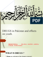 Drugs in Pakistan and Effects On Youth