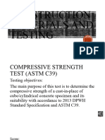 Compressive Strength Test