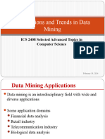 ICS 2408 - Lecture 8 - Applications and Trends in Data Mining