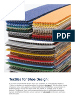 Textiles For Shoes
