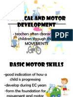 EDU 30 Intro Physical and Motor Development Motor Skills