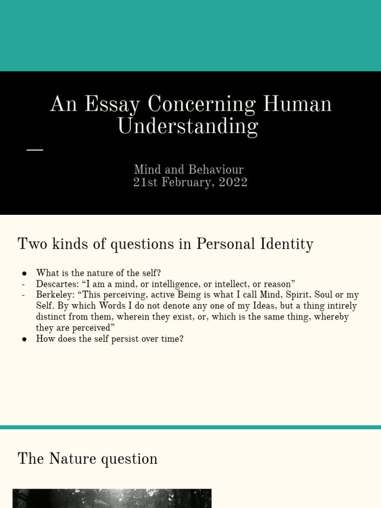 (Rathi) Mind Behaviour Lecture 8 - The Self As Consciousness | PDF ...