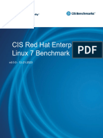 Final Release CIS Red Hat Enterprise Linux 7 Benchmark v4.0.0