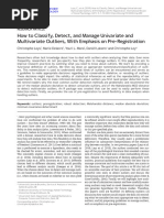 How To Classify, Detect, and Manage Univariate and Multivariate Outliers, With Emphasis On Pre-Registration