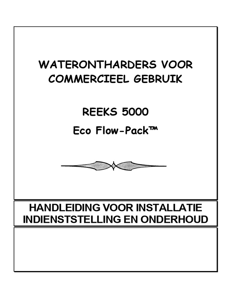 Ecowater Serie 5000 EFP 2inch NL PDF