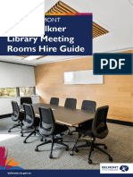 City of Belmont Ruth Faulkner Library Meeting Rooms Hire Guide