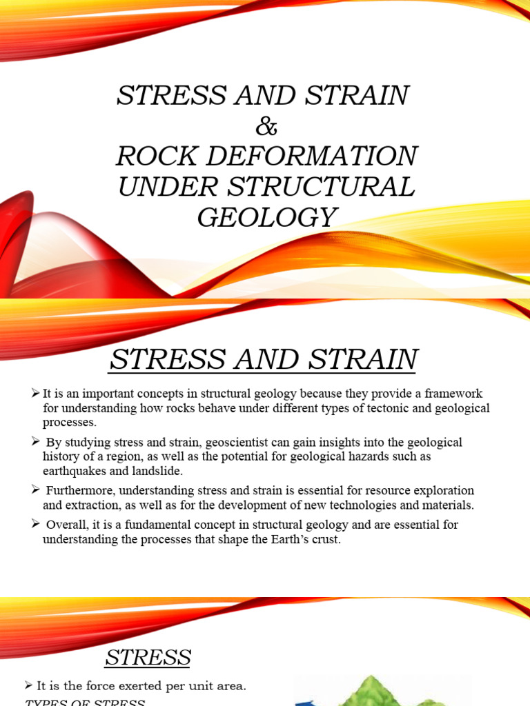 Elastic Strain in Rock Deformation | PDF | Geology | Rock (Geology)