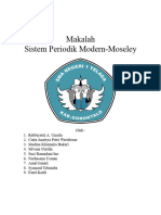 Makalah Sistem Periodik Moderen Moseley