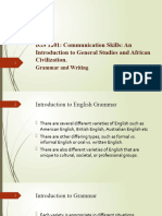 IGS 1201 Grammar Intro