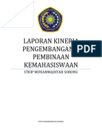 Laporan Kinerja Pengembangan Kemahasiswaan 2016