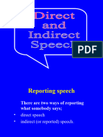 Direct and Indirect Speech