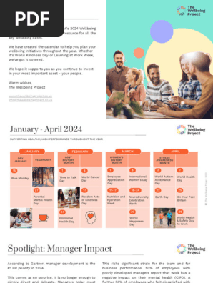 2024 Wellbeing Calendar