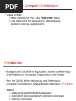 CS/EE 6810: Computer Architecture