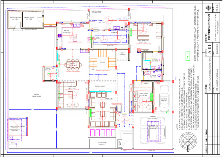 Ground Floor Electrical Layout Plan | PDF | Local Government Areas Of ...