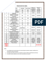 PRESUPUESTO DE OBRA Orlando Alvarez1.0