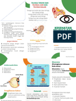 leaflet penyuluhan kesehatan Telinga dan Mata