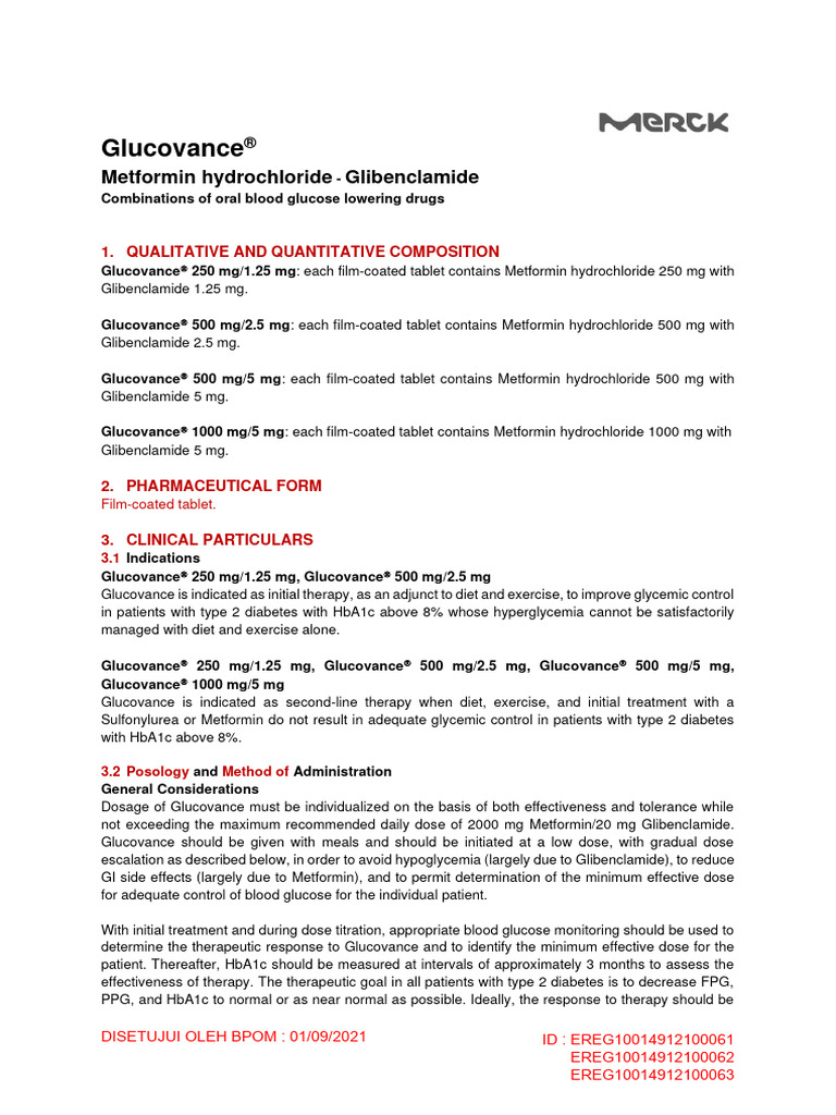Glucovance Tablet Salut Selaput 500 mg-5 MG - Metformin Hidroklorida ...