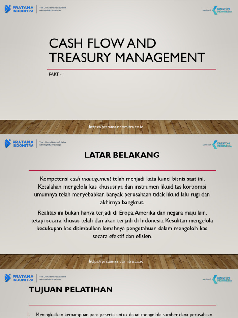 Cash Flow Treasury Management Final Pdf