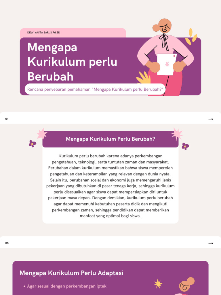 Mengapa Kurikulum Perlu Berubah | PDF | Karier & Perkembangan ...