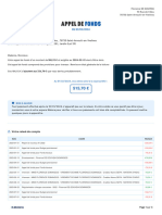 Appel de Fonds Du 01-02-2024