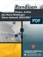 Buku Bimbingan Skripsi - Tahun Akademik 2023 - 2024