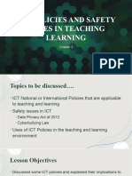 Chapter 3 - Ict Policies and Safety Issues in Teaching Learning