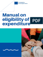 Manual On Eligibility of Expenditure