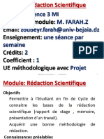Présentation Du Cours Rédaction Scientifique-1