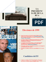 La Presidencia de de La Rúa (1999-2001)