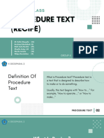 Procedure Text