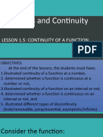 Continuity of A Function