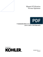 Manuel D'utilisation Niveau Opérateur: Communication Avec Protocole SNMP (Avec Carte CM-Ethernet)