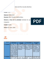 Actividad de Aprendizaje 4. Cuadro Integrador.