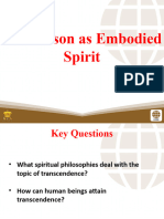 3 The Person As Embodied Spirit