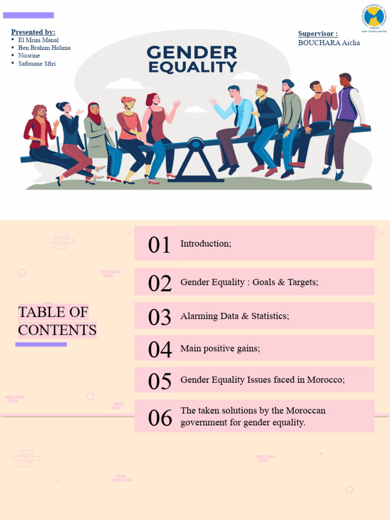 Gender Equality Progress in Morocco | PDF | Social Science