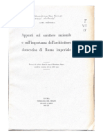BOETHIUS_Appunti sul carattere razionale e sull’importanza dell’architettura domestica di Roma imperiale_1937