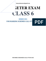 Class 6 Targeter Exam 001
