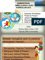 (Ok) (Penjabaran Kalender) Adm Awal K-13 SD