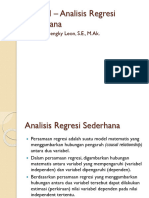 Bab 8 - Analisis Regresi Sederhana