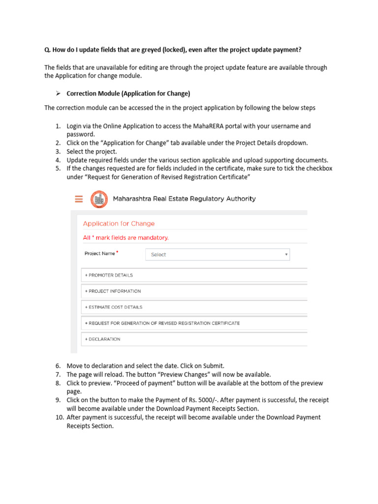 Project Correction Process Guide | PDF | Computing