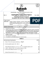 FST-4A (CBSE - G-1) Maths (C-10) (08-07-2022)