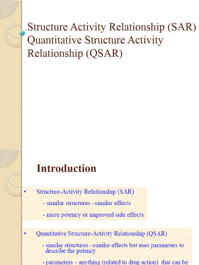 1 Structure Activity Relationship (SAR) PDF