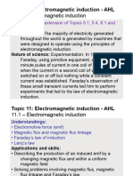 11.1 - Electromagnetic Induction - (HL)