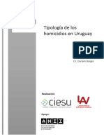 Tipología de los homicidios en Uruguay